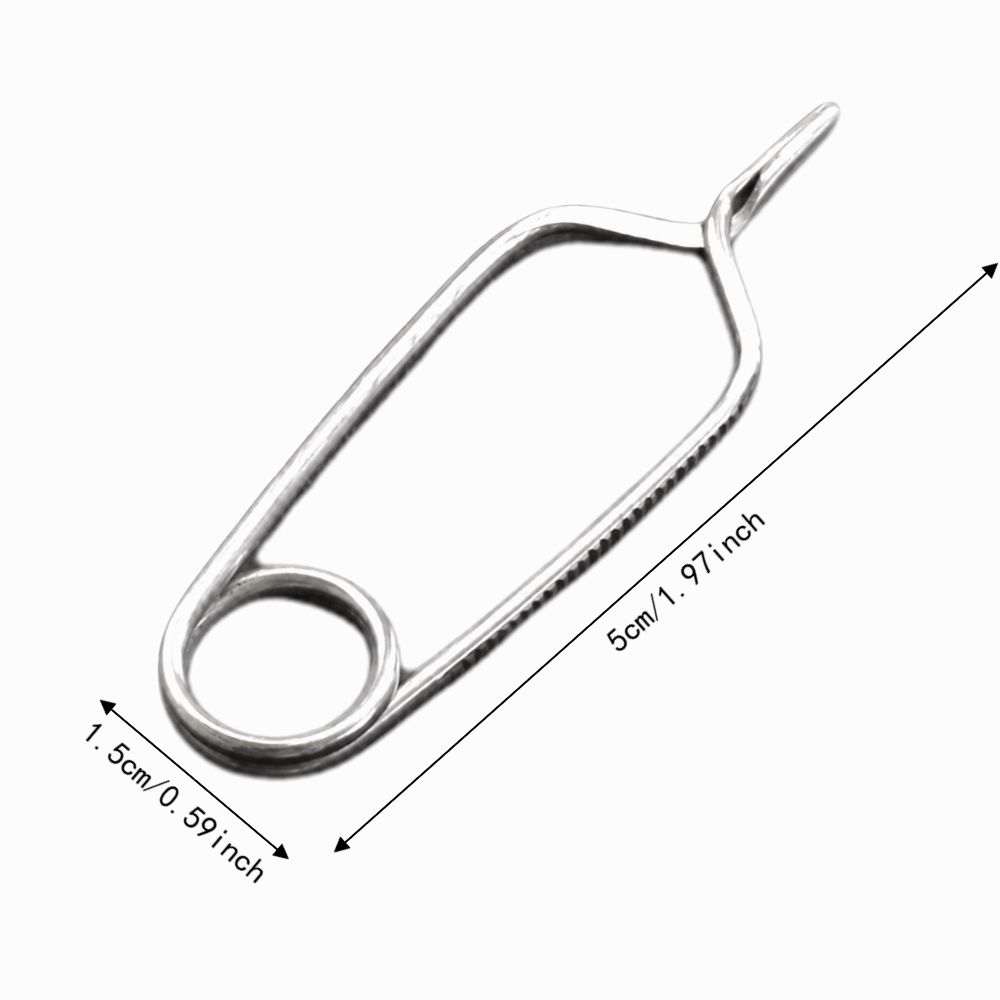 2PCS Stainless Steel Fly Tying Pliers Threaded Clamps Hackle Pliers Fly Fishing Pliers  Fly Tying