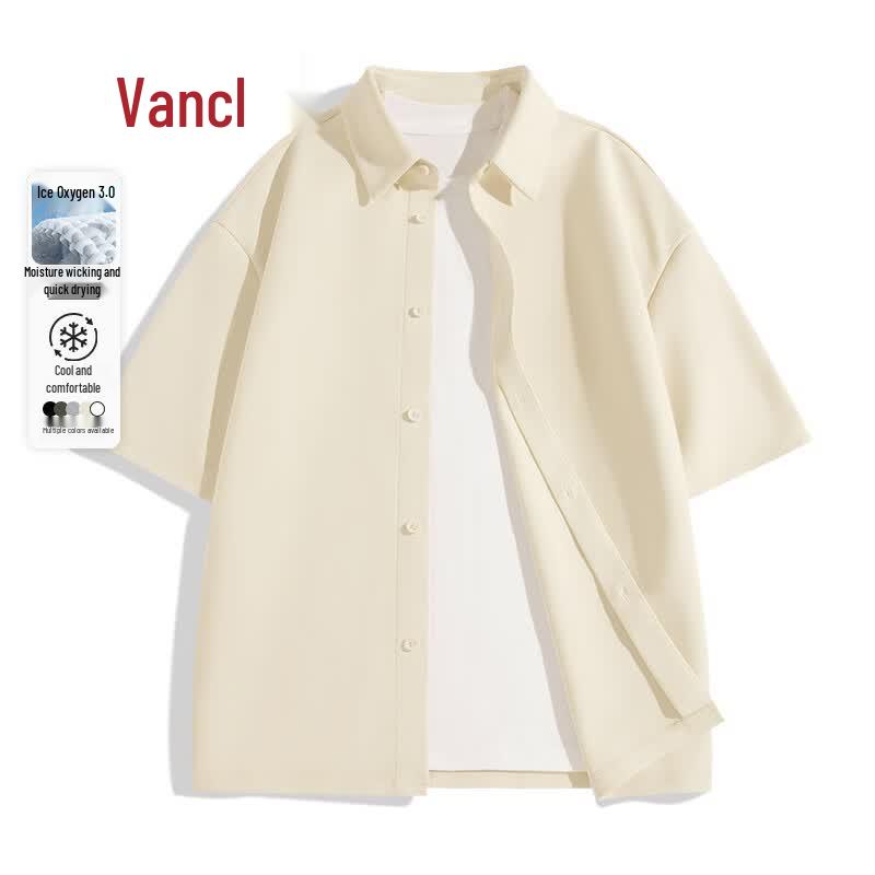 VANCL Men s Quick-Dry Breathable Short Sleeve Shirt 2XL