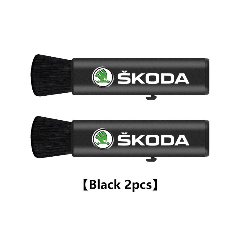 WJAS5 Car Retractable Cleaning Brush Air Conditioner Computer Cleaning Brush For Skoda Rapid Octavia Derivative Enyaq-iV VisionS Yeti