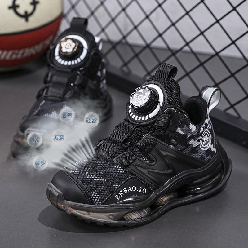 

Kobe Bryant Rotating Button Boys Shoes 2025 New Friction Sound Children Middle and Older Boys and Girls Sports Basketball Shoes 40 yards