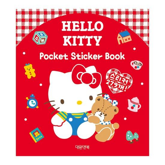 

Hello Kitty Кишенькова книга з наліпками, популярний персонаж у Кореї
