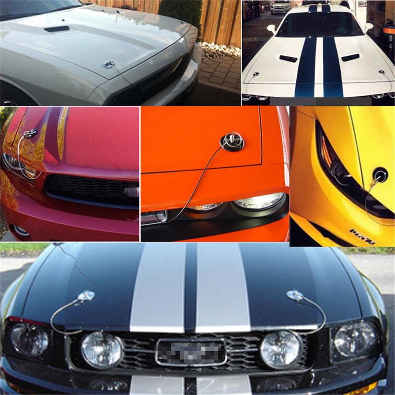 Universal Car Hood Bonnet Pin Lock, Car Vehicles Sport Racing Bonnet Hood Pin Lock trim Appearance Kit