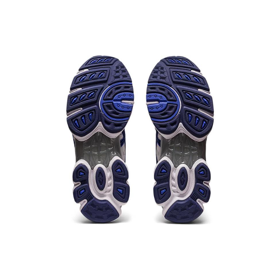 New Asics Gel Nimbus 9 White Indigo Blue