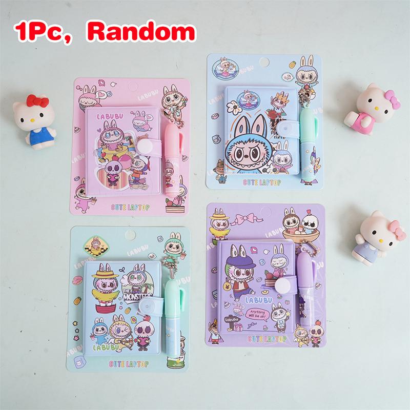 

Мини-набор дневников с шариковой ручкой, портативный блокнот, мультяшный дневник, милый блокнот, кавайный портативный блокнот, школьные принадлежности, подарок