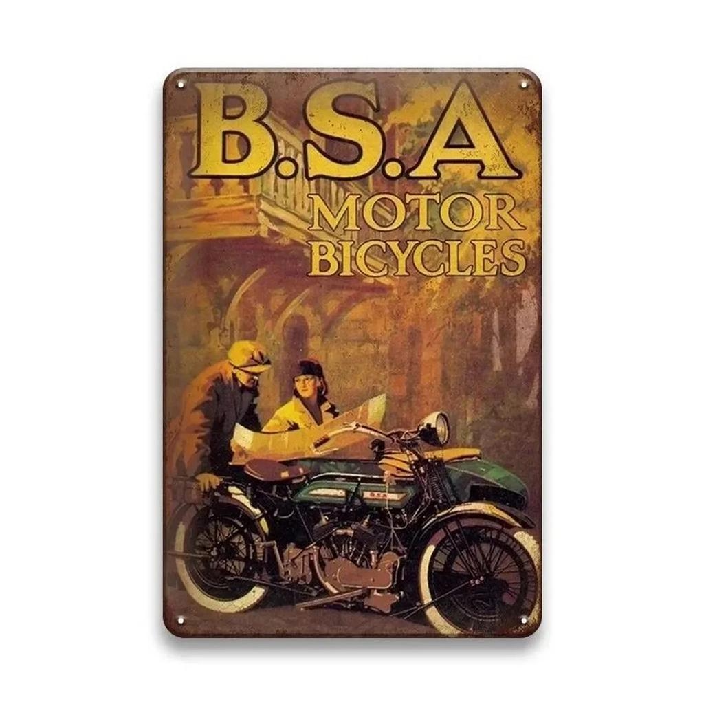 Moto Tyres Metal Tin Signs Buell Wall Decoration Plaque Vintage Art Poster Iron Painting for Man Cave Home Cafe Garden Club Bar