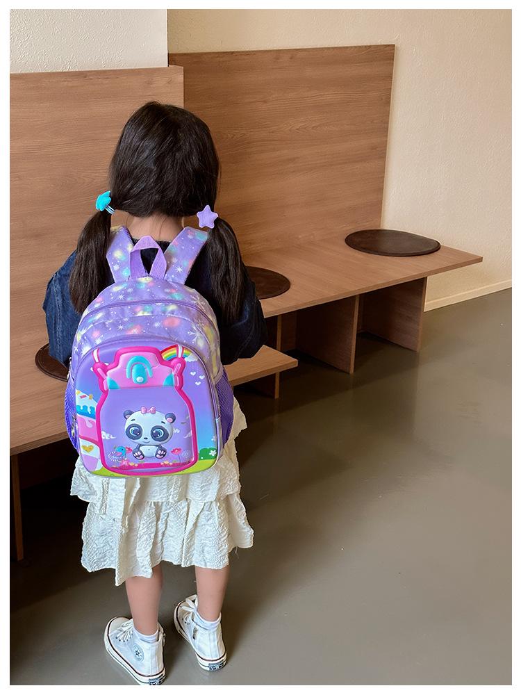 2025 Cartoon Kids' Backpack for Kindergarten & Elementary - Large Schoolbag for Boys & Girls