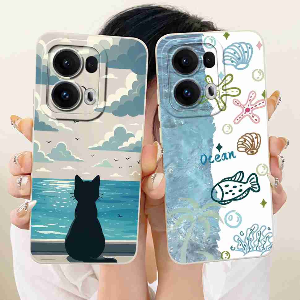 Petty Girl Hülle Für Oppo Reno13 Pro Hülle CPH2697 PKK110 Silikon Weiche Schutzhülle Für Oppo Reno13 Reno 13 Pro 5G Hüllen Tasche