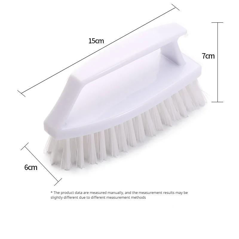 

Зеленая щетка для чистки с жесткой щетиной для стирки одежды и обуви, портативная пластиковая щетка для чистки рук для ванной комнаты и кухни белый