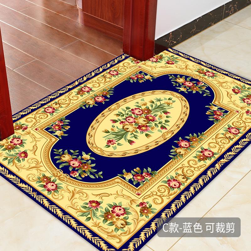 European Living Room Carpet Coffee Table Mat Entrance Door Door Mat Bedroom Foyer Floor Mat Bed Front Mat Non-Slip Mat Can Be Cut