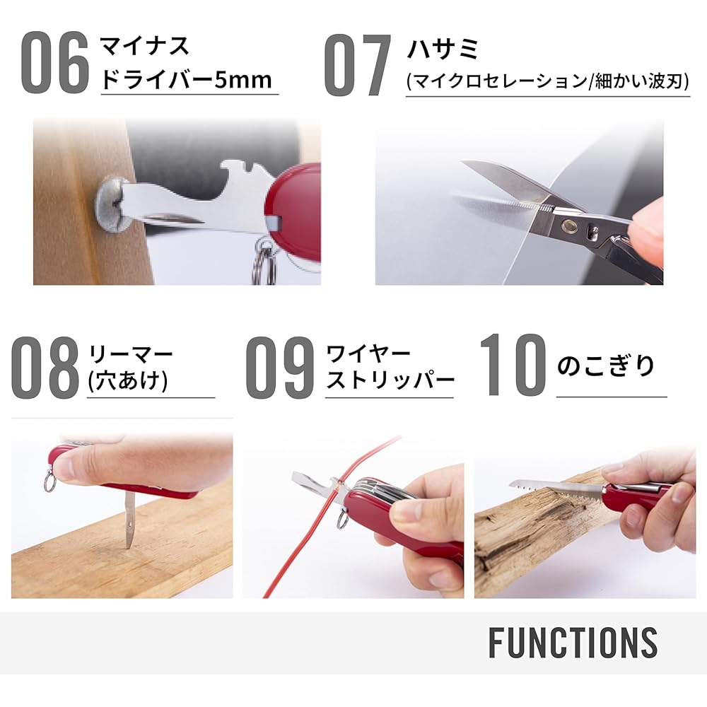 Victorinox Evolution 17 Swiss Army Knife Multi-Tool with Saw and Corkscrew 13 Functions 2.3913.SE