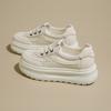 Women's shoes leather thick baseplate shoes women's new summer thin mesh breathable mesh shoes sports little white shoes