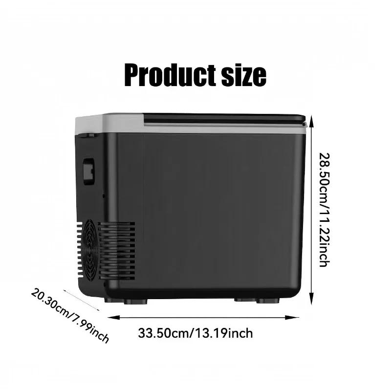 Mini Refrigerator 12V 220V Car Home Dual-use Refrigerator Freezer 10L Outdoor Cooler & Warmer Electric Fridge Portable Icebox