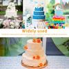 10Pcs 20cm/24cm/30cm Cake Support Rods Reusable Round Dowels Straws  Baking Accessories