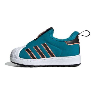 Originals Superstar Canvas Comfortable Low-Top Walker Shoes Baby Shoes Blue Black White EE6418