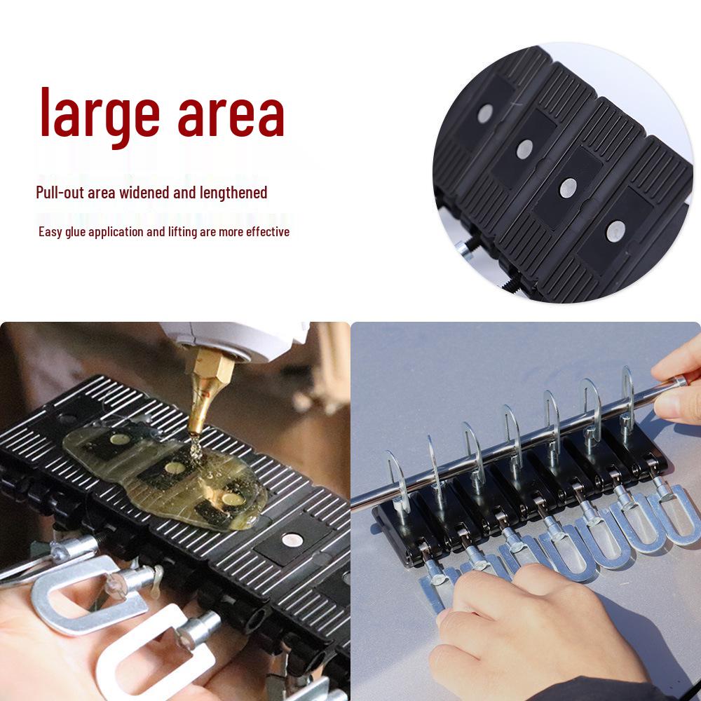 Car Dent Repair Kit: Chain Puller with Gasket for Large Dents