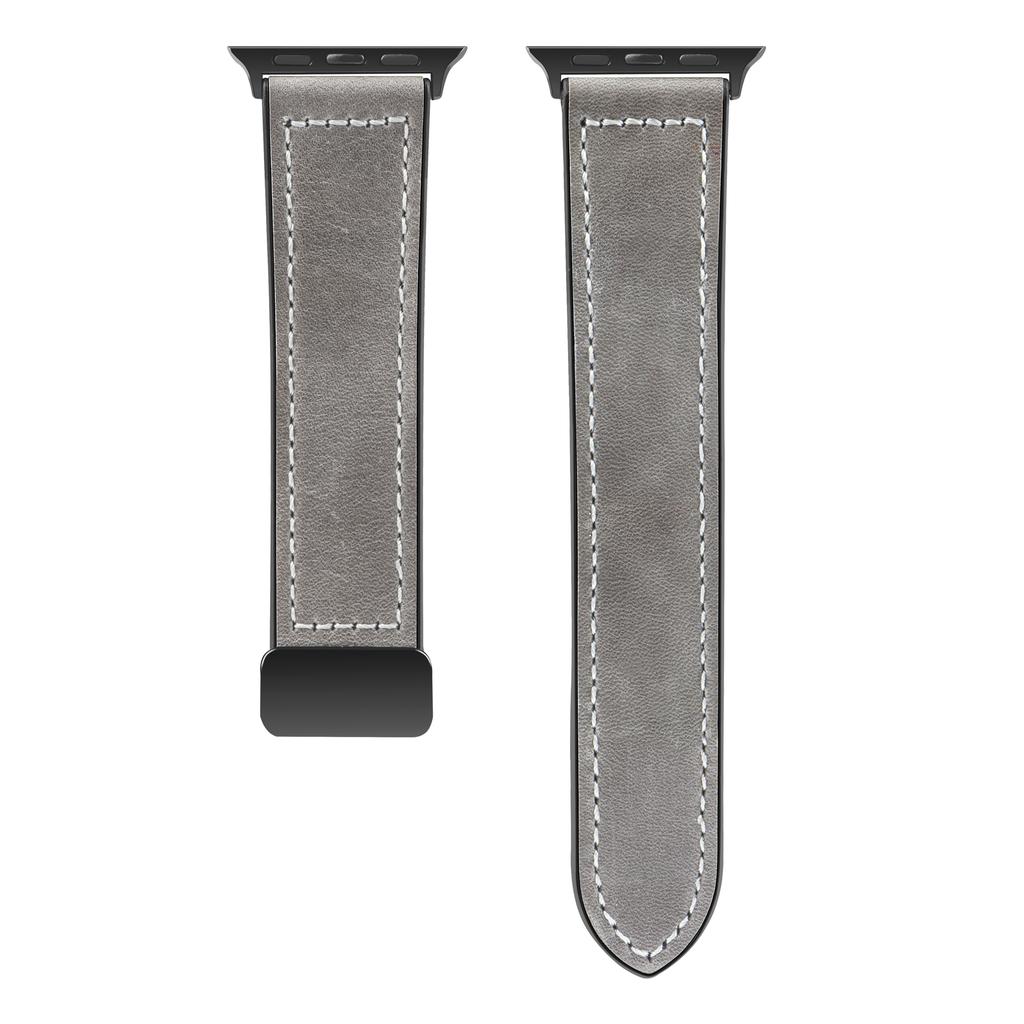 Magnetic Buckle Strap for Apple Watch Band Ultra2 49mm 45mm 44mm   42mm Silicone Leather Strap Bracelet IWatch Series 763 Se 8 9