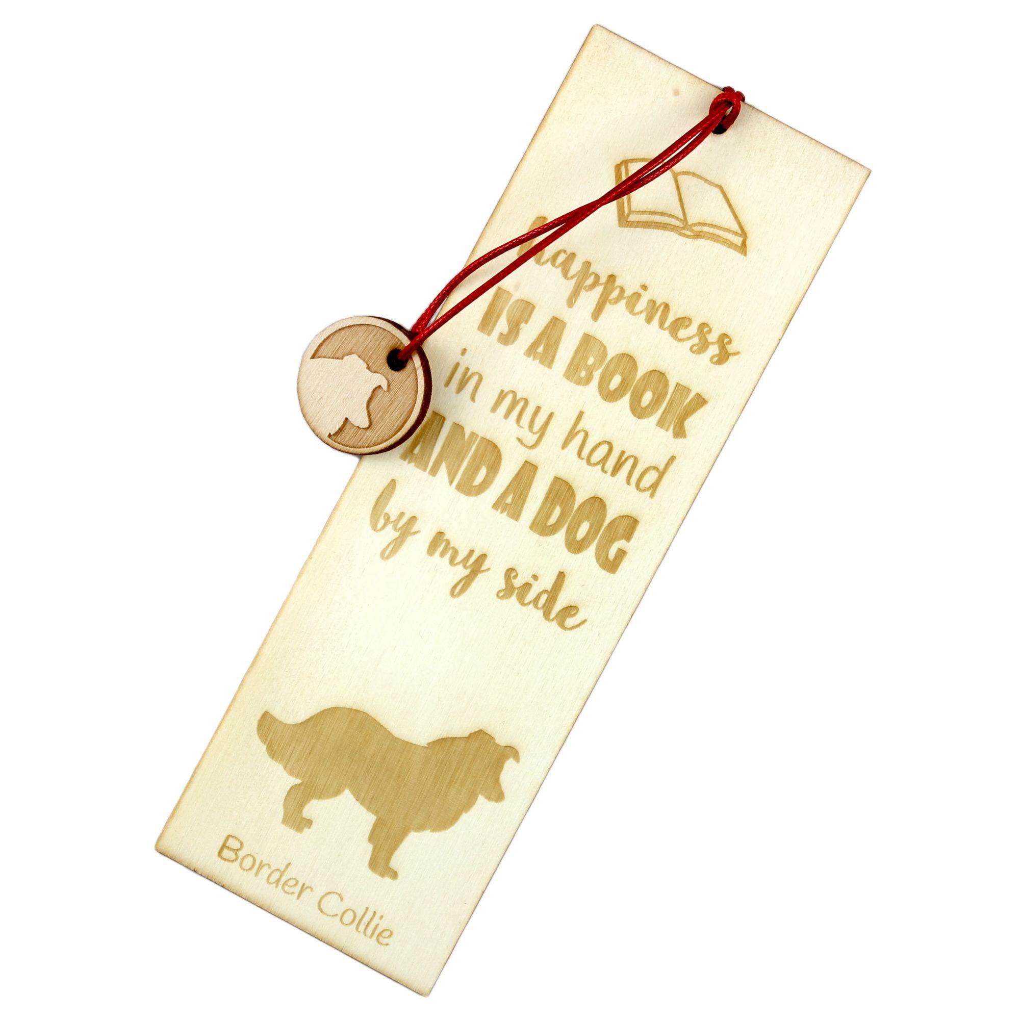 

Border Collie - dog bookmark, personalized bookmark, dog gadget for Art-Dog brand readers