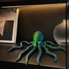 Eco Friendly PLA Statue 3D Printed Octopus Sea Animal Fidget Toy Flexible Articulated Tentacle Figurine