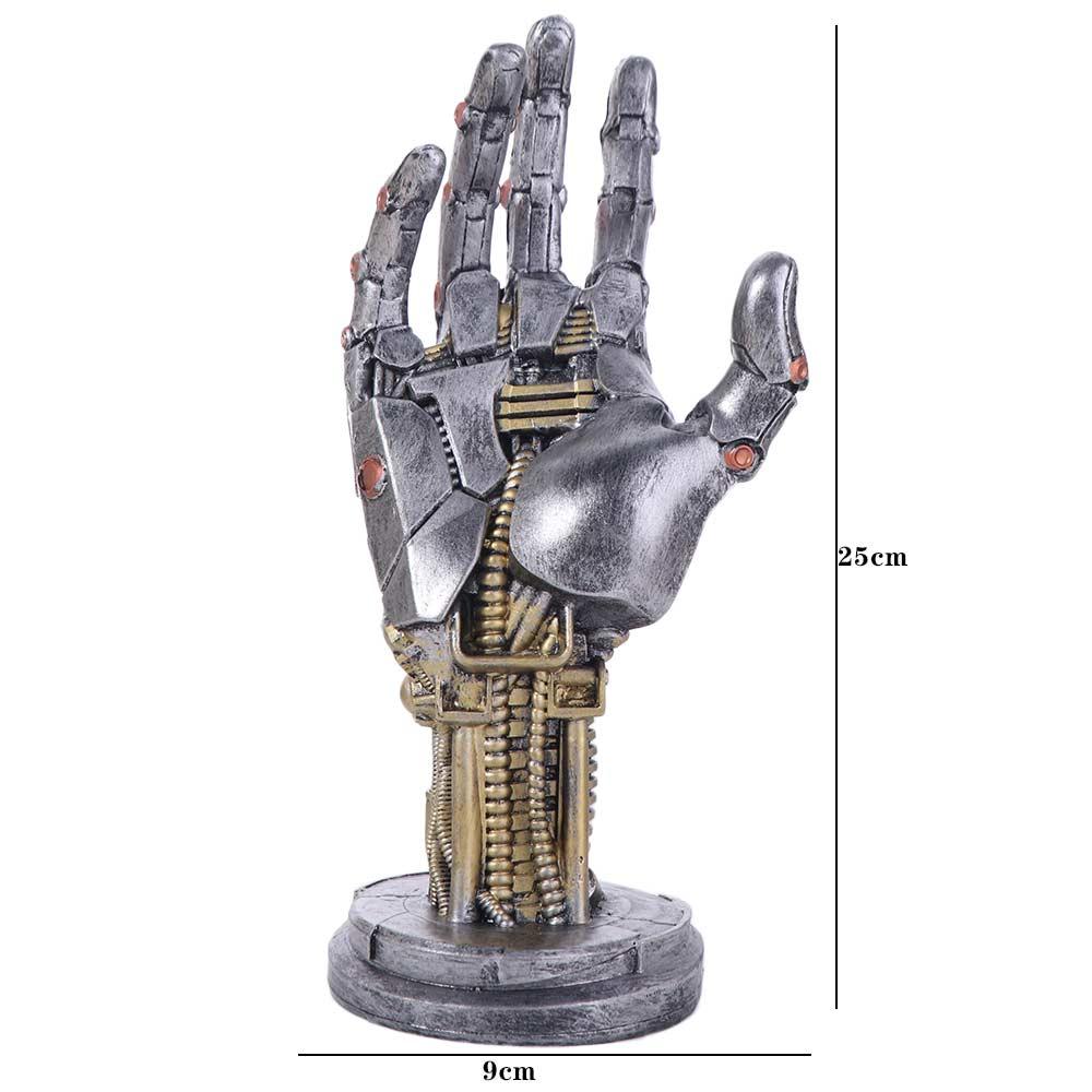 Sensory Toy Cyberpunk 3D Printed Stand Model Mechanical Hand Staute  Halloween Holiday