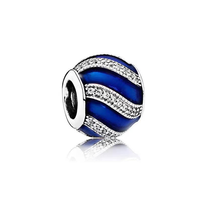 Fine Blue Starry Sky Series Astronaut Star & Crescent Moon Mysterious Alien Sun Fit Original Bracelet Diy Jewelry Gifts