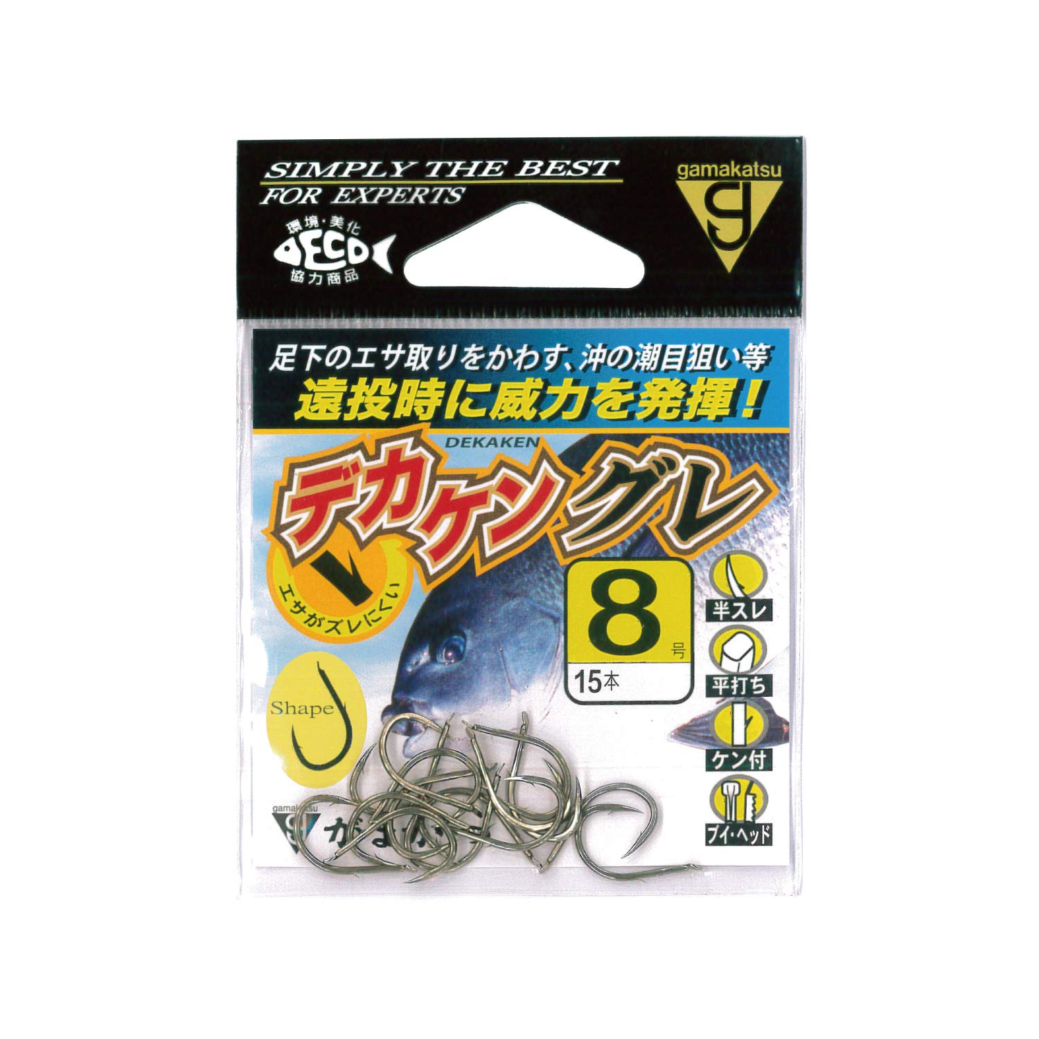 Gamakatsu Rose Decakengre (Brown) #8 68617 No. 8