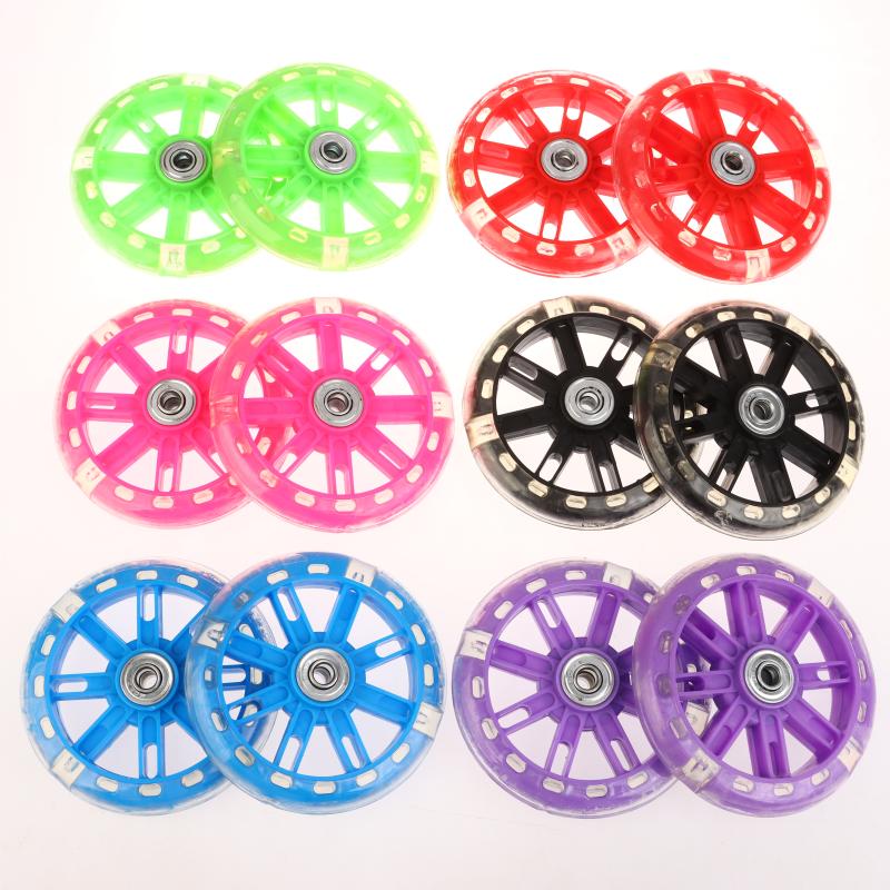 Rotelle di Allenamento per Bicicletta Bambini Ruota Lampeggiante Silenziosa per Bicicletta Kit di Montaggio Stabilizzatore per Bicicletta per Biciclette per Bambini da 12/14/16/18/20 Pollici