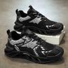 2025 new summer mesh breathable thin trend versatile sports and leisure shoes dad shoes silver fashion men's shoes