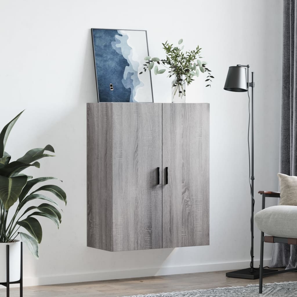 Wall Cabinet Gray Sonoma 69.5 x 34 x 90 cm