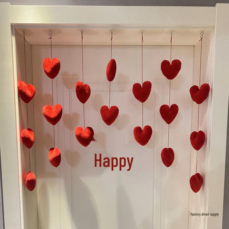 Charming Love Heart Door Curtain for Wedding & Princess Rooms