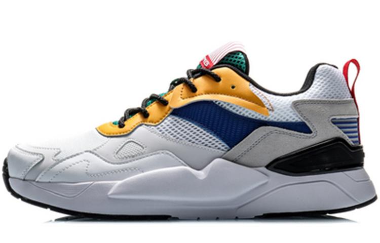 Li Ning Honor 2020 Дышащие Низкие Классические Повседневные Кроссовки Мужские Стандартные Белые AGCQ113-3 39.5