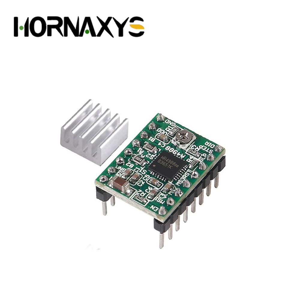 5/10PCS 3D Printer Parts StepStick A4988 DRV8825 Stepper Motor Driver With Heat sink Carrier Reprap RAMPS 1.4