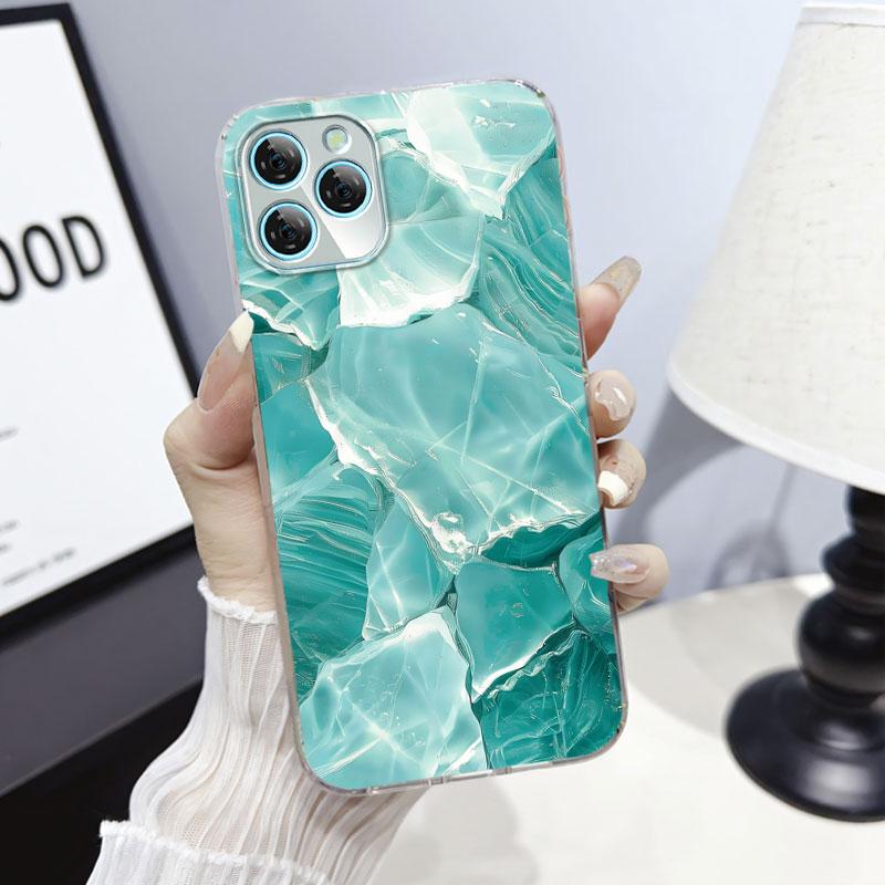 For Blackview A95 A100 A200 Pro A85 Case Protective Cover For  Blackview A80S Marble Clear Soft Silicone Phone Case Cat Fundas