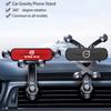Gravity Phone Holder Car Air Vent Mobile Phone Mount Metal Stand Auto Interiors For Volvo Rdesign V60 V40 XC90 S60 C30 XC60 V50