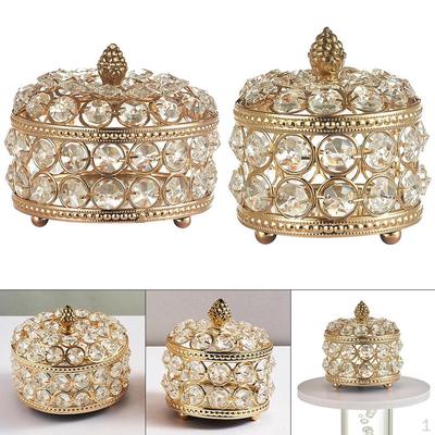 Boîte à bijoux avec couvercle, 2 pièces, mallette de rangement de bibelots de perles, cadeau