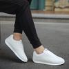Leder Herrenschuhe Sneaker Trend Freizeitschuh Italienisch Atmungsaktiv Freizeit Herren Sneaker Rutschfestes Schuhwerk Weiß Herren Slipper