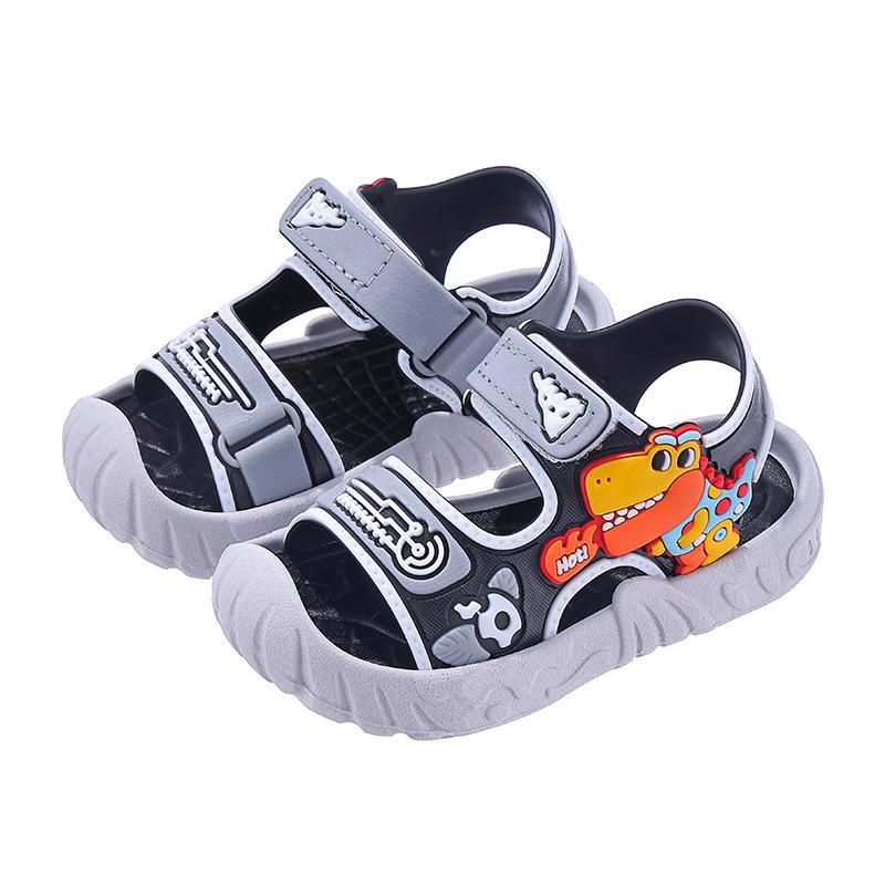 Boys' Flip-flops Cartoon-style Beach Shoes with Anti-slip Soft Soles