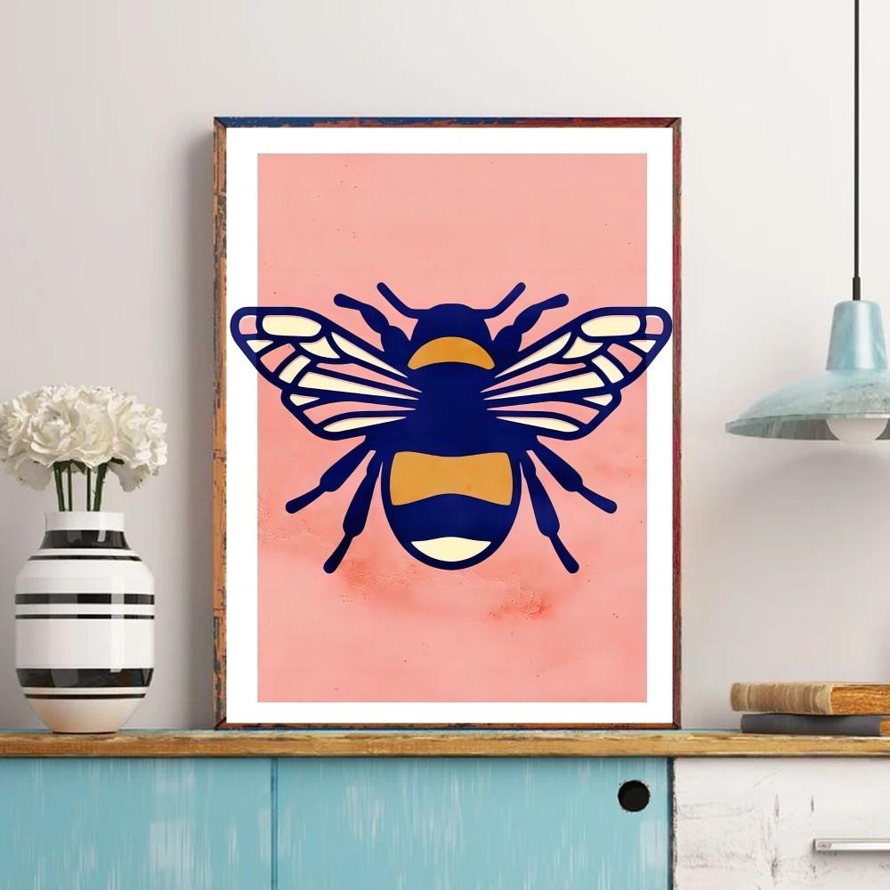 Butterfly Wall Art Ladybug Tiger Moth Beetle Poster Classic Vintage Posters Vintage Room Home Bar Cafe Decor Nordic Home Decor