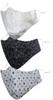 El Regalo (3 PCs Set XL Size Unisex Soft Cotton Face Masks | Large Size Executive Cotton Reusable, Breathable, Washable & Adjustable Face Masks with