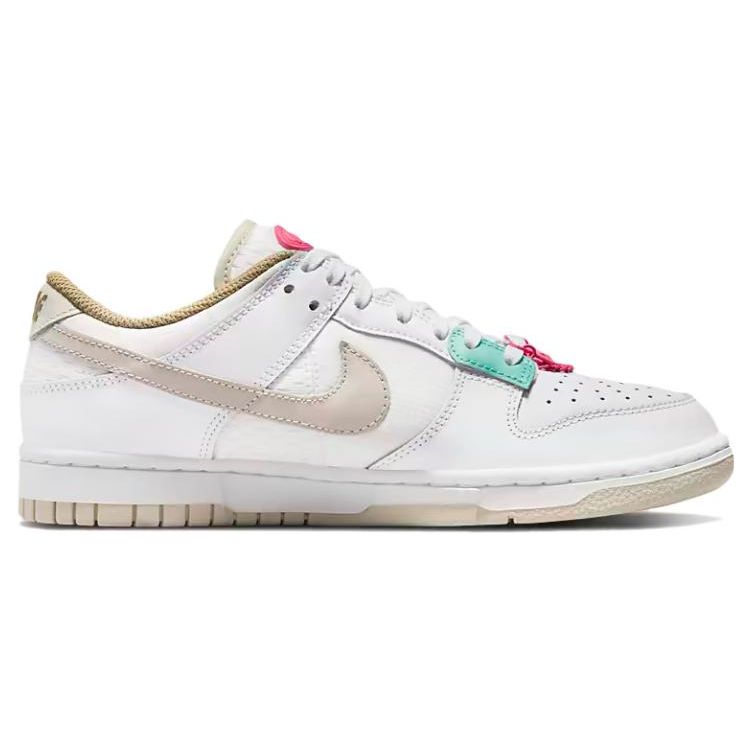 Nike Dunk Low Růžový Bling Dámské Tenisky Bílá Šňůrka Summit-White DX6060-121