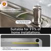 Kitchen Black Brushed Metal Stainless Steel Built in Pump Kitchen Sink Dish Hand Soap Dispenser Countertop for Kitchen