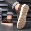 Classic Retro Handmade Casual Mens Oxford Shoes Top Comfort Shoes for Men Fashion Men High Quality Leather Work Shoes Man