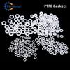 10/20/30/50PCS Micro PTFE Gasket Inner Diameter 3 4 5 6 8 MM Thickness 2 2.5 3MM High Temperature Resistant Flange Gasket