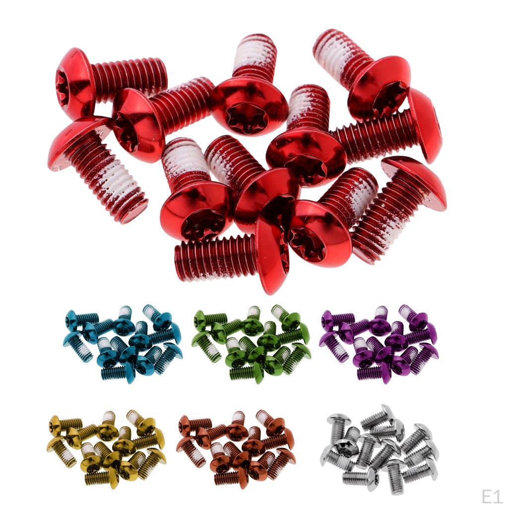 (Pack of 12) Bike Brake Screws M5 X 10mm