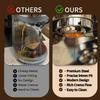 54mm Bottomless Portafilter 3 Ear Espresso Handle Compatible Coffee Machine Black