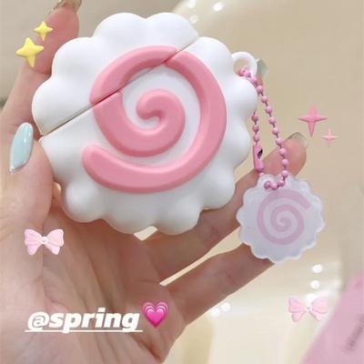 For Airpods 4 Case,3D Japan Food Fish Cake Silicone Shockproof Earphone Cover For Airpod 4 Case For Kids Lovers Funda