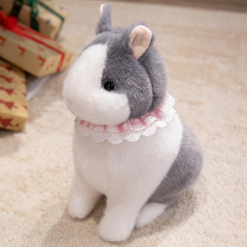 

14-30cm Kawaii Simulation Rabbit Plush Doll Pillow Cute Furry doll Bunny Toy Home Decor Xmas Gift Option suitable for indoor and outdoor use 14cm pendant