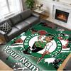 Crystal Velvet Rug Custom Name Text, Soft Non Slip Floor Mat Home DecorCeltic FC