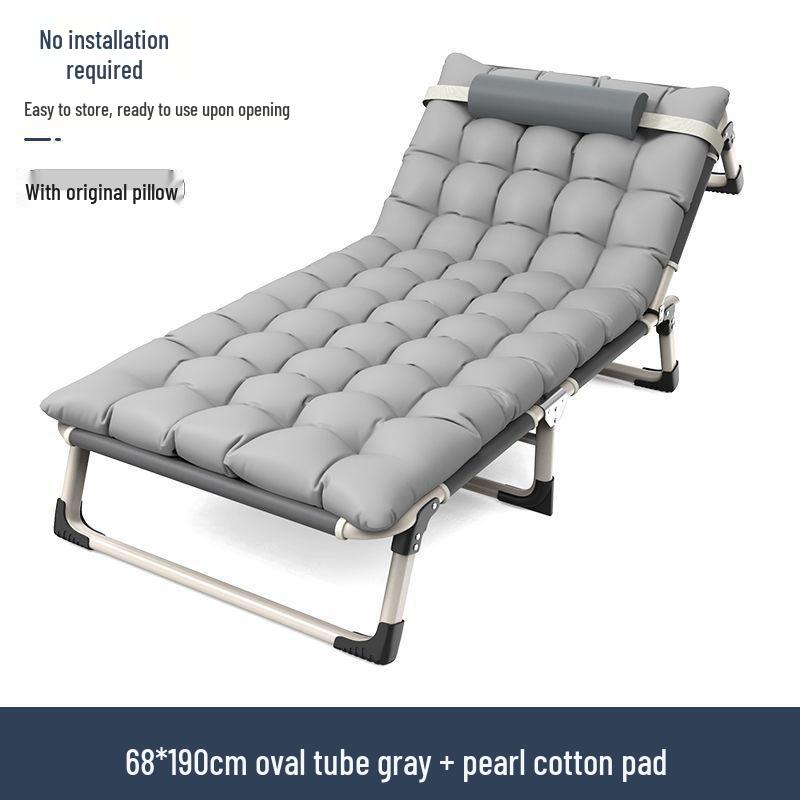 Multifunctional Single Bed Recliner: Perfect for Caregivers, Naps, Offices, Camps, and Rentals - Foldable and Compact.
