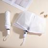 Frosted Clear Plastic Umbrella - Rain or Shine Hand-Open Auto Foldable Umbrella