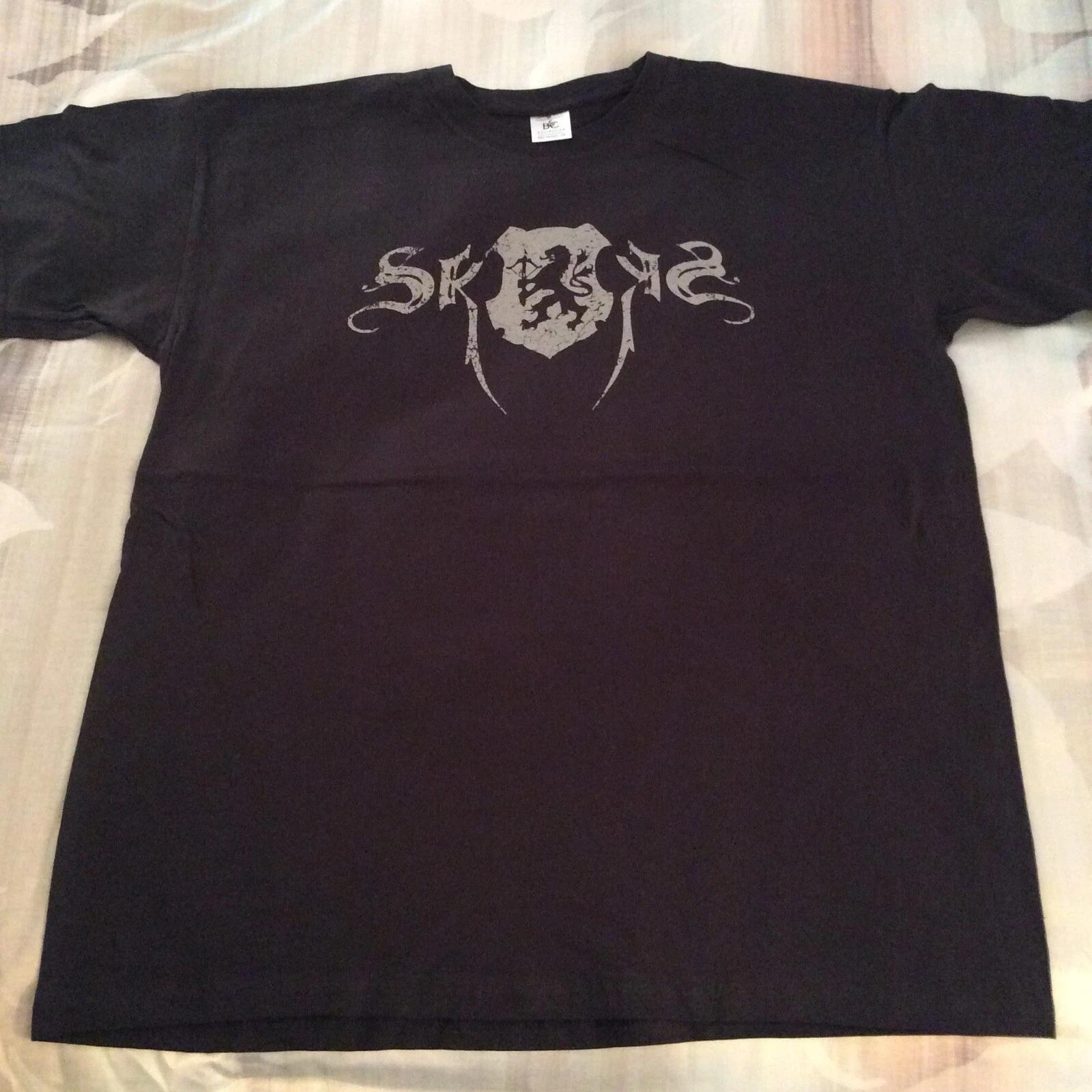 Футболка с логотипом SKOGEN XL, Azarath, The Chasm, Inquisition, Urgehal, Ensiferum S